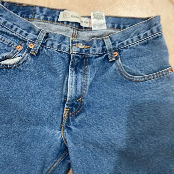 Levi's 550 Denim Jeans Blue Wash Relaxed Fit - Picture 6 of 12